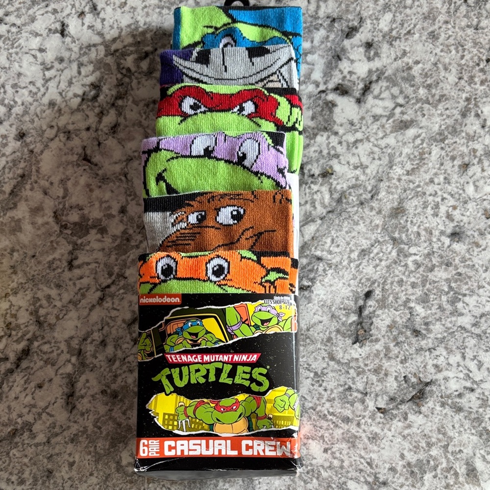 Nickelodeon TMNT Socks Set of 6